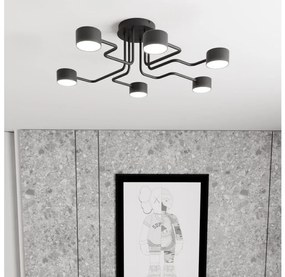 Висящ полилей KURAGE 6xGX53/12W/230V черен