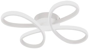 Бяла LED светлина за таван 40x40 cm Fly - Trio