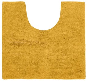 Жълта изтривалка за баня в цвят охра 50x45 cm Riva - Tiseco Home Studio
