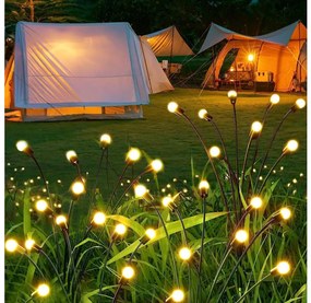 LED соларна декоративна лампа 6xLED/1,2V 3000K 73 см 600 mAh IP44