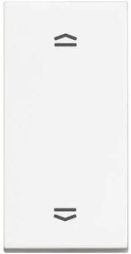 BTICINO Ключ за щори 1 мод. 10A цвят Бял Classia  - RW4027N