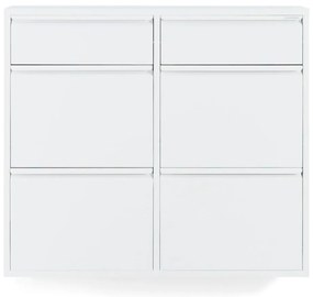 Бял метален шкаф за обувки Billy - Spinder Design