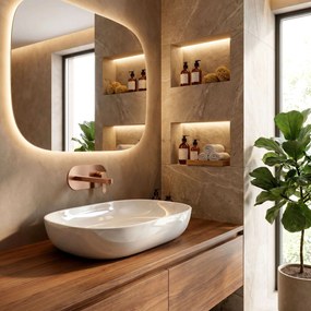 Смесител за вграждане REA Arcos Brush Copper