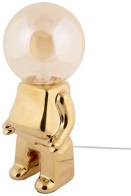 LED затъмняваща се настолна лампа в златисто със стъклен абажур (височина 27 cm) Ross – Leitmotiv