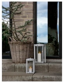 Светлосив LED фенер с USB (височина 25 cm) Firefly – Zone