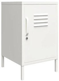 Бяло метално нощно шкафче Mission District – Støraa
