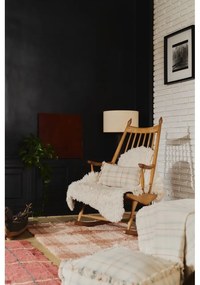 Памучно детско покривало за легло в кремав и светлозелен цвят 140x200 cm Tartan Blue Sage – Lorena Canals