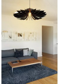 Черно висящо осветително тяло ø 68 cm – Opviq lights