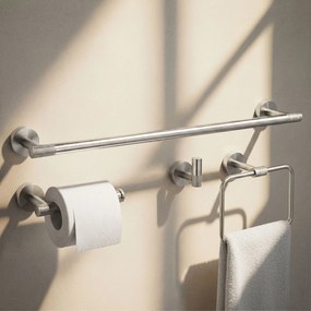 Комплект аксесоари за баня GRID Brush Nickel 4 части