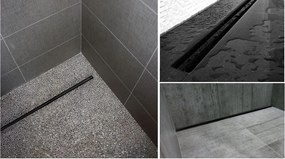 Линеен сифон Rea NEO Slim Pro Black 60