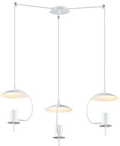 Висяща таванна лампа Parachute 3лампи-Leuko