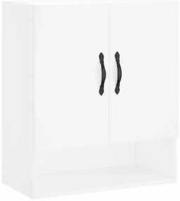 829900 vidaXL Стенен шкаф, бял, 60x31x70 см, инженерно дърво