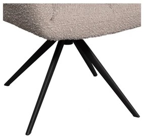 Бежов тапициран трапезен стол Vinny – WOOOD