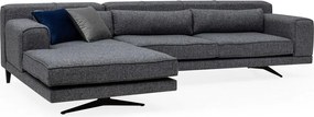 Тъмно сив ъглов диван , ляв ъгъл Jivago - Artie