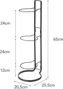 Черна стойка за топка Frame - YAMAZAKI