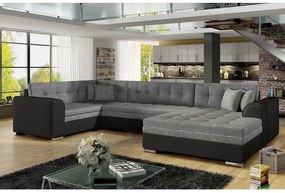 Разтегалелен диван П-образен DARINA, 340x73x190, sawana 21/soft 11, десен ъгъл