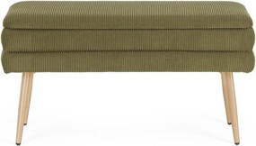 Зелена подплатена пейка Olga – Bizzotto