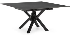 Сгъваема трапезна маса с допълнителна плоча с каменен плот за маса 90x150 cm Arlene – Marckeric