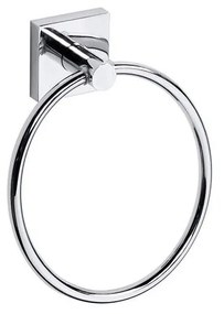 Сребрист държач за кърпи 16,8x18,8 cm