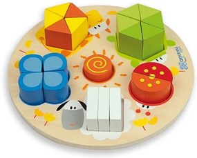 Andreu Toys - Цветен пъзел Цифри, форми и цветове