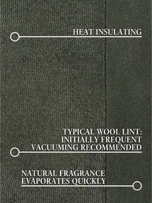 Тъмнозелен ръчно изработен килим със смес от вълна 160x230 cm Kari – Villeroy&amp;Boch