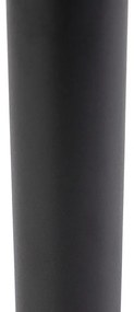 Модерна външна лампа черна 100 см IP44 с LED - Roxy