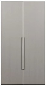 Сив модулен гардероб 110x210 cm Rens - WOOOD