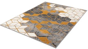 Килим в цвят жълта охра и сиво 200x280 cm Soft – FD
