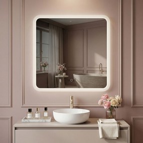 Огледало LED 70x70cm TOP-2