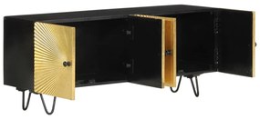 351625 vidaXL ТВ шкаф, 110x30x45 см, дърво манго масив