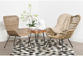 Масичка за кафе с акациев плот 50x50 cm Nandri - Premier Housewares