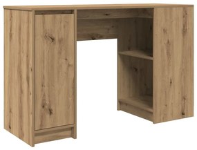 861822 vidaXL Бюро, дъб артизан, 120x42x76 см, инженерно дърво