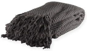 Сиво одеяло от шенил 130x170 cm Renee – Tiseco Home Studio