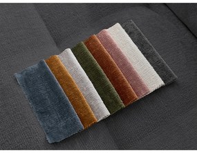 Тъмносив шенилов диван 237 cm Whesley – Bobochic Paris