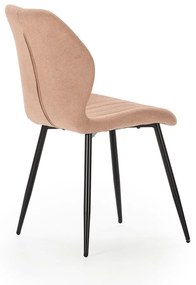 Трапезни столове в комплект от 4 бр. сьомга Milu – Marckeric