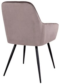 Светлокафяви тапицирани трапезни столове в комплект с подлакътници 2 бр. Harbo – House Nordic