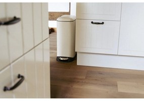 Кремаво стоманено кошче за боклук с педал 12 l Design – Wenko