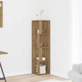 856723 vidaXL Ъглов шкаф Artisan Oak 33x33x132 cm Инженерна дървесина