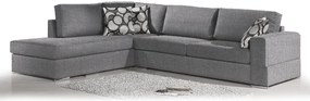 Ъгъл диван Must-Right-275φ 210β cm.-Light gray