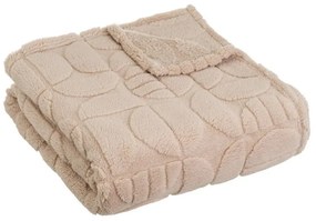 Светлокафяво одеяло от микроплюш 130x160 cm Mid Century – Casa Selección