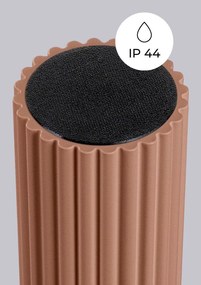 Светлокафяво осветително тяло за таван със стъклен абажур ø 12 cm Orbital – Sollux