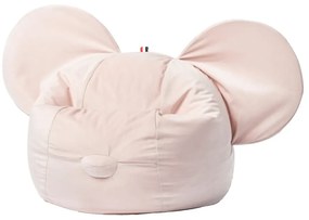 Светлорозов детски пуф Ears – The Brooklyn Kids