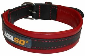 Кучешки Нашийник Yago M Черен/Червен 34-43 cm Червен/Черен