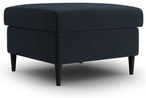 Тъмносиня кадифена табуретка Kyoto – Cosmopolitan Design