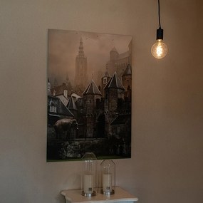 Смарт висяща лампа черна вкл. WiFi G95 - Facil