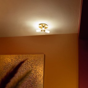 Модерна таванна лампа за баня месинг 3-светлина IP44 - Bath