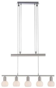 Leuchten Direkt 11939-55 - Висящ полилей BENEDIKT 5xE14/40W/230V