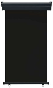48412 vidaXL Вертикална тента за балкон, 105x250 см, черна