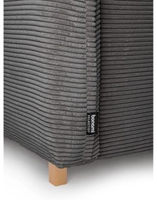 Променлив сив велурен разтегателен диван Tori - Bonami Selection