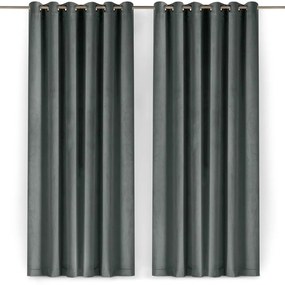 Тъмносива затъмняваща завеса 200x270 cm Velto – Filumi